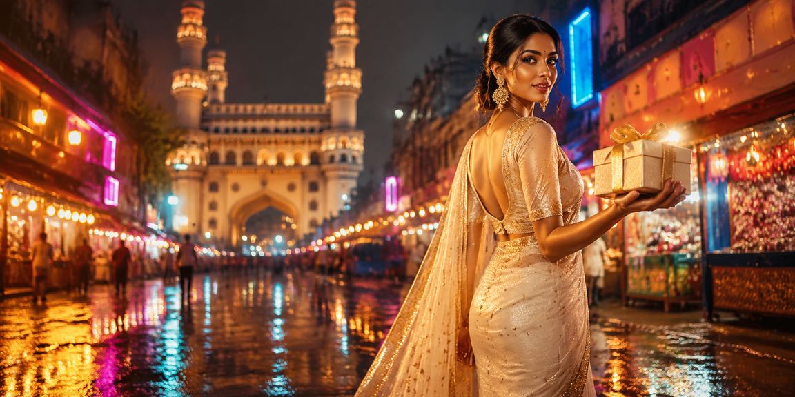Colorful street view of Hyderabad symbolizing lively local betting culture